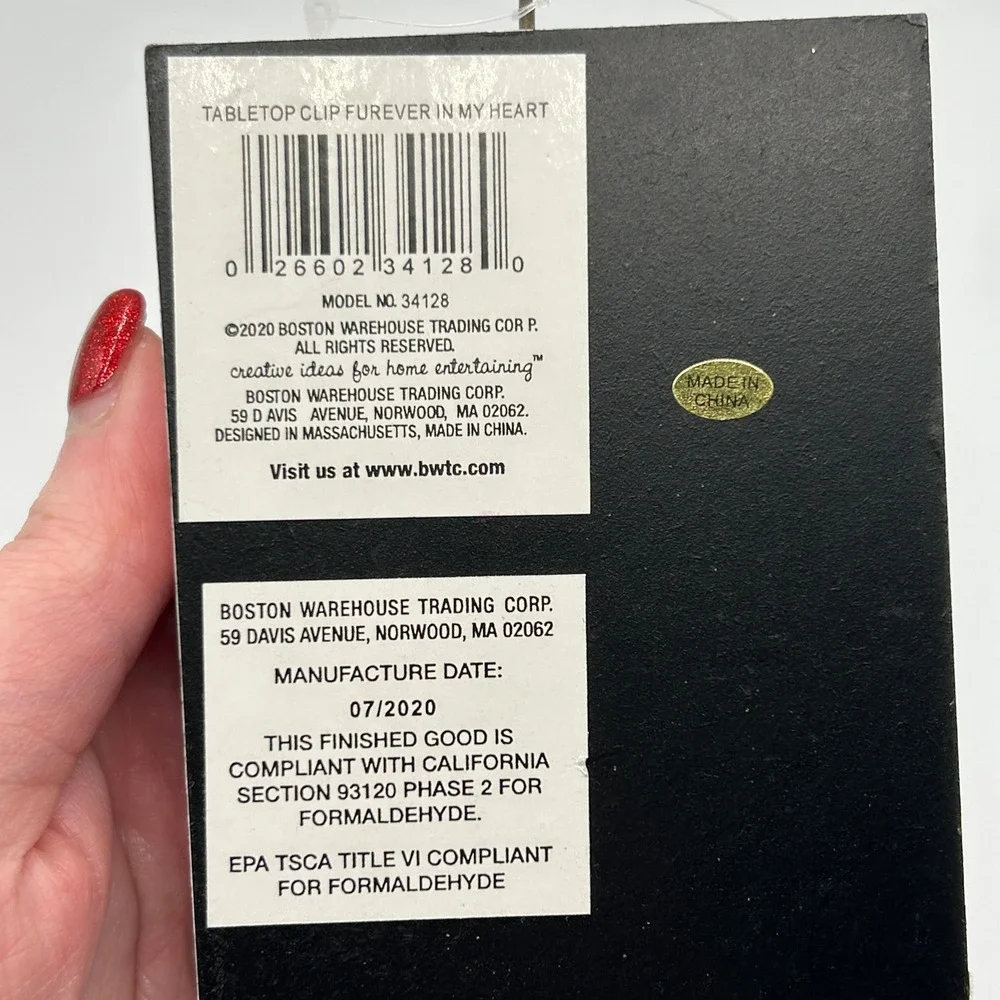 Boston Warehouse Tabletop Photo Clip Holder 